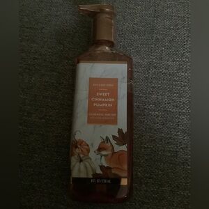 Bath & Body Works Sweet Cinnamon Pumpkin Gel Hand Soap New